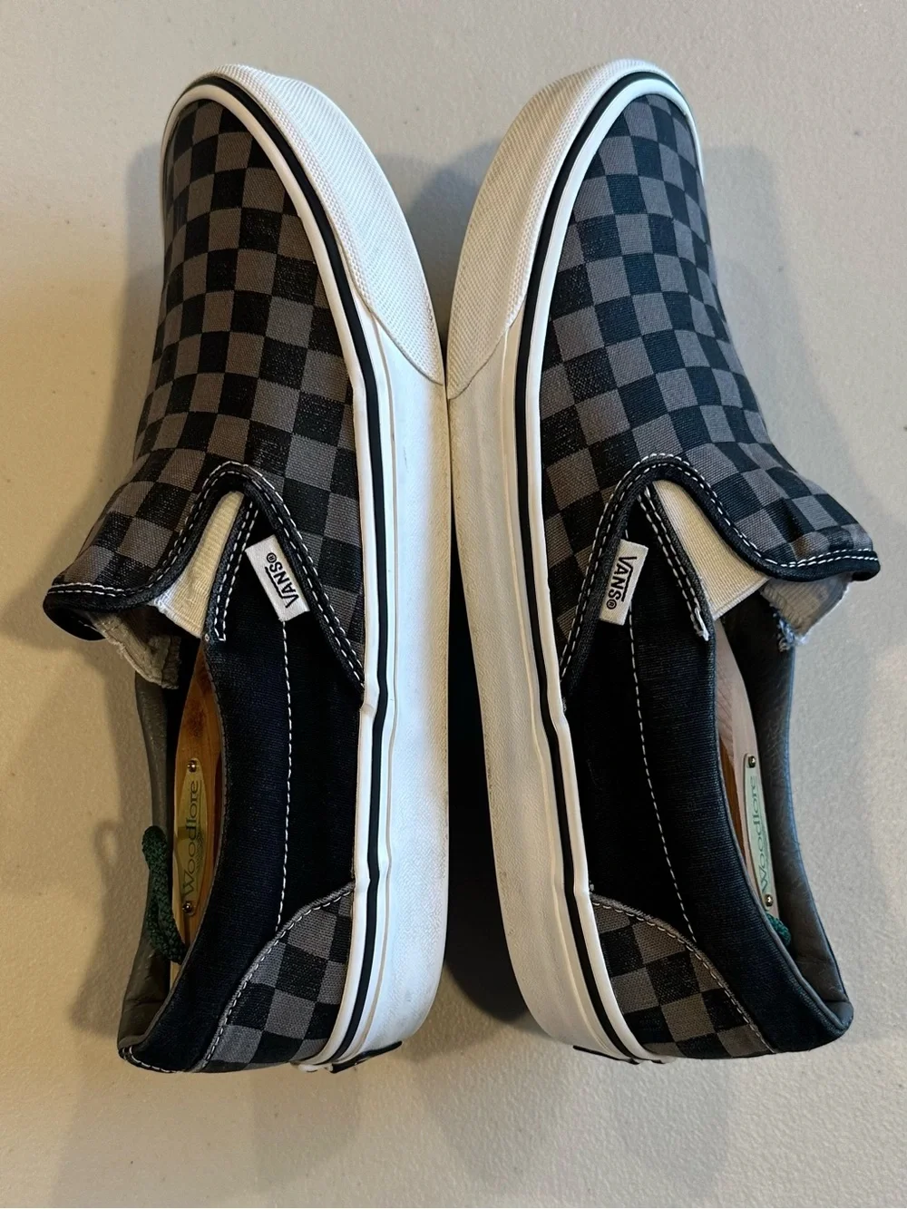 🖤 Vans Classic Slip-On Checkerboard Sneakers Men’s 9.5
